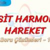 BASİT HARMONİK HAREKET / SORU ÇÖZÜMLERİ – 1