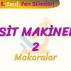 BASİT MAKİNELER – 2 / MAKARALAR