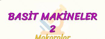 BASİT MAKİNELER – 2 / MAKARALAR