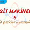 BASİT MAKİNELER – 5 / DİŞLİ ÇARKLAR – KASNAKLAR