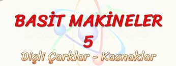 BASİT MAKİNELER – 5 / DİŞLİ ÇARKLAR – KASNAKLAR