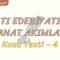 BATI EDEBİYATI VE SANAT AKIMLARI / KONU TESTİ – 4