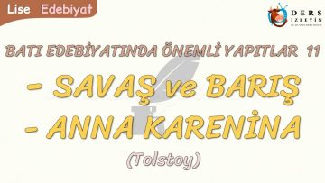 BATI EDEBİYATINDA ÖNEMLİ YAPITLAR – 11