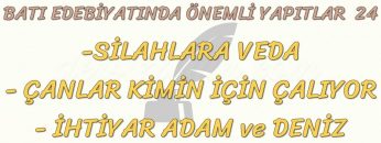 BATI EDEBİYATINDA ÖNEMLİ YAPITLAR – 24
