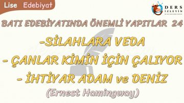 BATI EDEBİYATINDA ÖNEMLİ YAPITLAR – 24