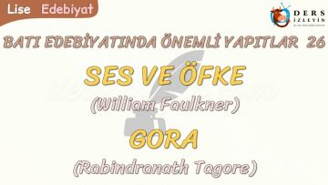 BATI EDEBİYATINDA ÖNEMLİ YAPITLAR – 26