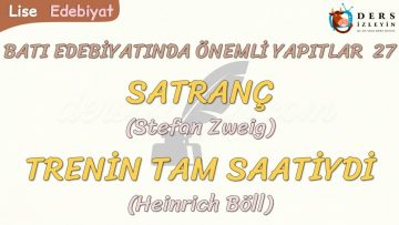 BATI EDEBİYATINDA ÖNEMLİ YAPITLAR – 27