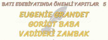 BATI EDEBİYATINDA ÖNEMLİ YAPITLAR – 5
