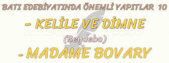 BATI EDEBİYATINDA ÖNEMLİ YAPITLAR – 10