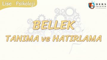 BELLEK / TANIMA VE HATIRLAMA