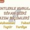 BENTLERLE KURULAN DİVAN ŞİİRİ NAZIM BİÇİMLERİ – 2 / MUHAMMES – TAHMİS – TAŞTİR – TARDİYE