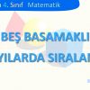 BEŞ BASAMAKLI SAYILARDA SIRALAMA