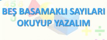 BEŞ BASAMAKLI SAYILARI OKUYUP YAZALIM