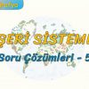 BEŞERİ SİSTEMLER / SORU ÇÖZÜMLERİ – 5 (AYT)
