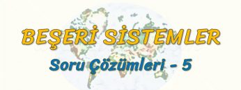 BEŞERİ SİSTEMLER / SORU ÇÖZÜMLERİ – 5 (AYT)