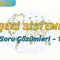 BEŞERİ SİSTEMLER / SORU ÇÖZÜMLERİ – 1 (AYT)