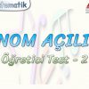 BİNOM AÇILIMI / ÖĞRETİCİ TEST – 2