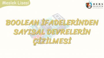 BOOLEAN İFADELERİNDEN SAYISAL DEVRELERİN ÇİZİLMESİ