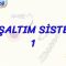 BOŞALTIM SİSTEMİ – 1