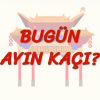 BUGÜN AYIN KAÇI (ÇİNCE) 30. DERS