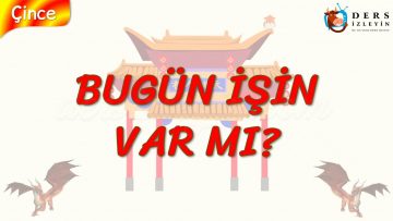 BUGÜN İŞİN VAR MI? (ÇİNCE) 44. DERS