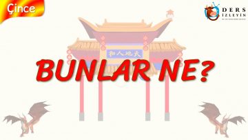 BUNLAR NE? (ÇİNCE) 47. DERS