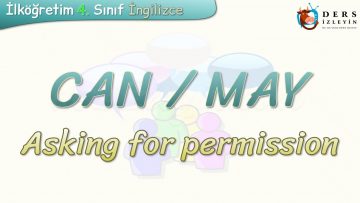 CAN – MAY / ASKING FOR PERMİSSİON