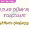 CANLILAR DÜNYASINA YOLCULUK-BİTKİLERİN ÇİMLENMESİ