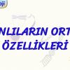 CANLILARIN ORTAK ÖZELLİKLERİ