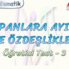 ÇARPANLARA AYIRMA VE ÖZDEŞLİKLER / ÖĞRETİCİ TEST – 3