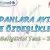 ÇARPANLARA AYIRMA VE ÖZDEŞLİKLER / GELİŞTİRİCİ TEST – 3