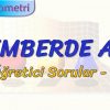 ÇEMBERDE AÇI / ÖĞRETİCİ SORULAR – 2