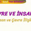 ÇEVRE VE İNSAN – 2 / İNSAN VE ÇEVRE İLİŞKİSİ