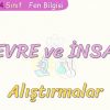 ÇEVRE VE İNSAN-ALIŞTIRMALAR