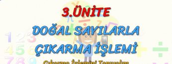 ÇIKARMA İŞLEMİNİ TANIYALIM