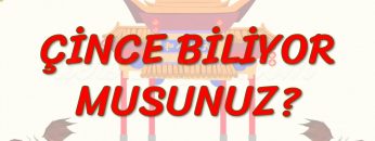ÇİNCE BİLİYOR MUSUNUZ? (ÇİNCE) 63. DERS