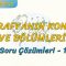 COĞRAFYANIN KONUSU VE BÖLÜMLERİ / SORU ÇÖZÜMLERİ – 1 (TYT)