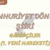CUMHURİYET DÖNEMİ ŞİİRİ / GARİPÇİLER (1. YENİ HAREKETİ)