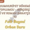 CUMHURİYET DÖNEMİ TOPLUMCU – GERÇEKÇİ ÖYKÜ VE ROMAN SANATÇILARI – 10