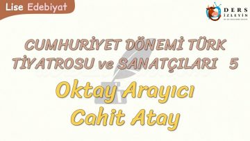 CUMHURİYET DÖNEMİ TÜRK TİYATROSU VE SANATÇILARI – 5