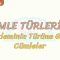 CÜMLE TÜRLERİ – 1 / YÜKLEMİNİN TÜRÜNE GÖRE CÜMLELER