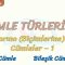 CÜMLE TÜRLERİ – 4 / YAPILARINA GÖRE CÜMLELER – 1