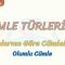CÜMLE TÜRLERİ – 7 / ANLAMLARINA GÖRE CÜMLELER- 1