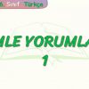 CÜMLE YORUMLAMA – 1