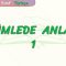 CÜMLEDE ANLAM – 1