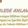 CÜMLEDE ANLAM – 4