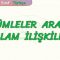 CÜMLELER ARASI ANLAM İLİŞKİSİ