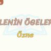 CÜMLENİN ÖGELERİ – 2 / ÖZNE