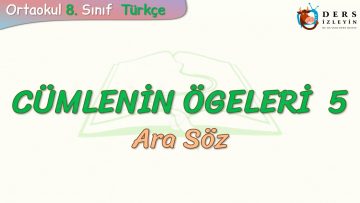 CÜMLENİN ÖGELERİ – 5 / ARA SÖZ