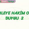 CÜMLEYE HAKİM OLAN DUYGU – 2